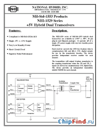 Datasheet NHI-1530 manufacturer NHI