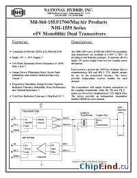 Datasheet NHI-1559 manufacturer NHI