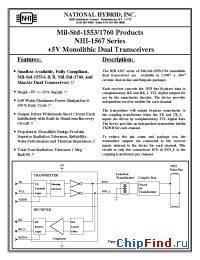 Datasheet NHI-1568 manufacturer NHI