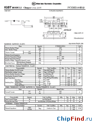 Datasheet PCHMB100B12 manufacturer NIEC