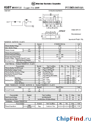 Datasheet PCHMB150B12A manufacturer NIEC