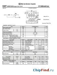 Datasheet PCHMB400B12A manufacturer NIEC