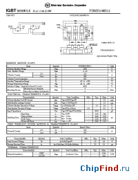 Datasheet PDMB100B12 manufacturer NIEC