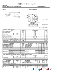 Datasheet PDMB300B12 manufacturer NIEC