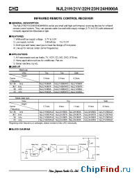 Datasheet NJL21H400A-M manufacturer NJRC