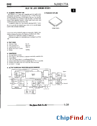 Datasheet NJM2177AFG1 manufacturer NJRC