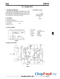 Datasheet NJM2203 manufacturer NJRC