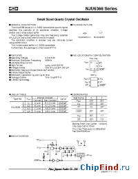 Datasheet NJU6366DC manufacturer NJRC