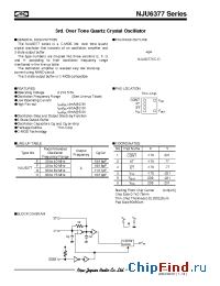 Datasheet NJU6377DC manufacturer NJRC