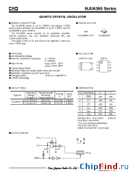 Datasheet NJU6395P manufacturer NJRC