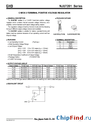 Datasheet NJU7201L12 manufacturer NJRC