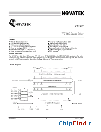 Datasheet NT3967 manufacturer Novatek