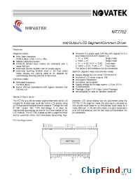 Datasheet NT7702H-TABF4 manufacturer Novatek