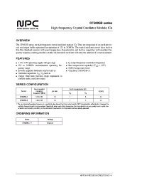 Datasheet CF5005B manufacturer NPC