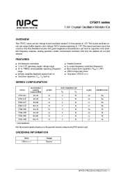 Datasheet CF5011ANA manufacturer NPC
