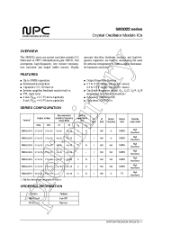 Datasheet CF5022A7-2 manufacturer NPC