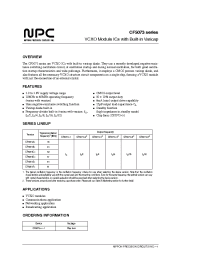 Datasheet CF5073C3 manufacturer NPC