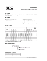 Datasheet CF5705BJ manufacturer NPC