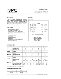 Datasheet CF5741BA manufacturer NPC