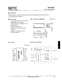 Datasheet SM1400AP manufacturer NPC