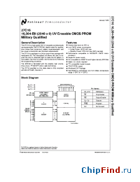 Datasheet 27C16 manufacturer National Semiconductor