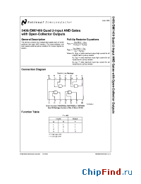 Datasheet 5409 manufacturer National Semiconductor