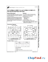 Datasheet 54174DMQB manufacturer National Semiconductor