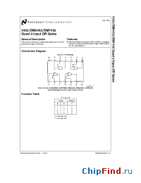 Datasheet 5432 manufacturer National Semiconductor