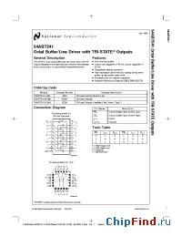 Datasheet 54ABT241 manufacturer National Semiconductor
