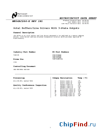 Datasheet 54AC244DMQB manufacturer National Semiconductor