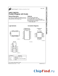 Datasheet 54AC378DMQB manufacturer National Semiconductor