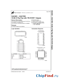 Datasheet 54AC821 manufacturer National Semiconductor