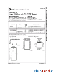 Datasheet 54F251ADMQB manufacturer National Semiconductor