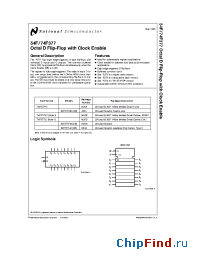 Datasheet 54F377DM manufacturer National Semiconductor