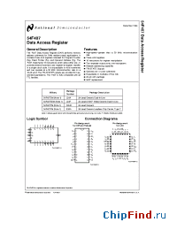 Datasheet 54F407SDM manufacturer National Semiconductor