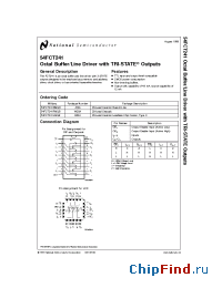 Datasheet 54FCT241 manufacturer National Semiconductor