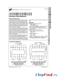 Datasheet 54LS139 manufacturer National Semiconductor