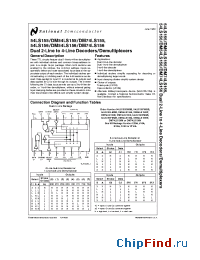 Datasheet 54LS155DMQB manufacturer National Semiconductor