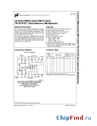 Datasheet 54LS253 manufacturer National Semiconductor