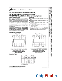 Datasheet 54LS258ALMQB manufacturer National Semiconductor