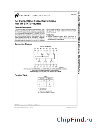 Datasheet 54LS367ADMQB manufacturer National Semiconductor