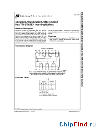 Datasheet 54LS368ADMQB manufacturer National Semiconductor