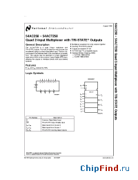 Datasheet 5962-8870401EA manufacturer National Semiconductor