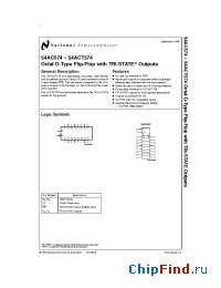 Datasheet 5962-8960101M2A manufacturer National Semiconductor