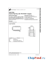 Datasheet 5962-89658012A manufacturer National Semiconductor