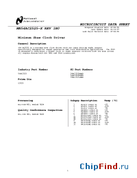 Datasheet 5962-9217401M2A manufacturer National Semiconductor
