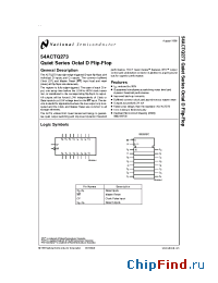 Datasheet 5962R89735012A manufacturer National Semiconductor