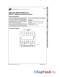 Datasheet 7446A manufacturer National Semiconductor