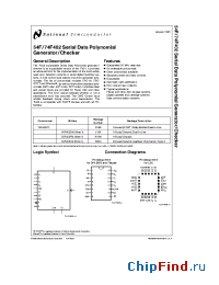 Datasheet 74F402 manufacturer National Semiconductor