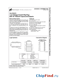 Datasheet 74LCX273MSA manufacturer National Semiconductor